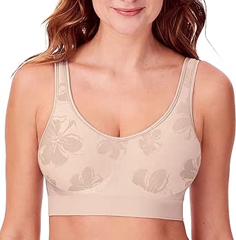 Bali Women's Wireless Bra, Comfort Revolution Full-Coverage Wirefree Bra for Women