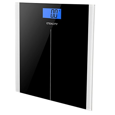 Etekcity Digital Bathroom Weight Scale, 400lb/180kg, Smart Step-on, Tempered Glass