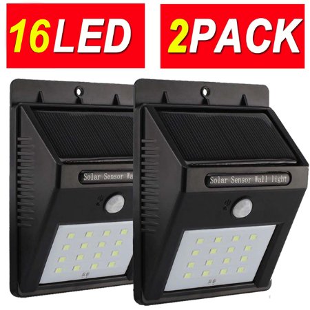 16LED 2PACK Promotion Limited-days Only Upgraded Super Bright Sogrand Solar Motion Light Weatherproof Outdoor Solar Light Wireless Solar Motion Security Light Solar Motion Activated Security Light