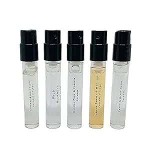 Jo Malone Set 5 London Fragrance Sample VIALS Different Scent 0.05oz/ 1.5ml each. Set F