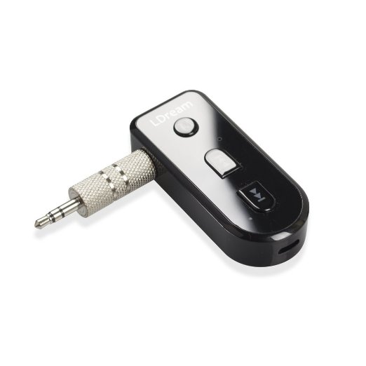 LDream Bluetooth 4.1 Receiver Adapter 3.5mm Output for Car & Home Audio System