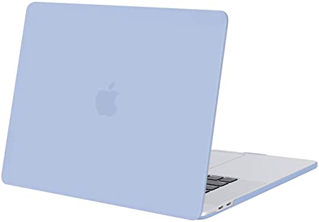 MOSISO Compatible with MacBook Pro 16 inch Case 2020 2019 Release A2141 with Touch Bar, Ultra Slim Protective Plastic Hard Shell Case Cover, Serenity Blue