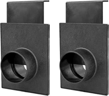 POWERTEC 70133-P2 2-1/2-Inch Blast Gate for Dust Collector/Vacuum Fittings, 2 PK