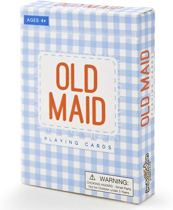 Old Maid Illustrated Card Game | Classic, Vintage Kids Playing Card Game with Vibrant, Colorful Illustrations of 22 Careers | Classroom Learning Activity for Quick Thinking, Strategy, and Patterns