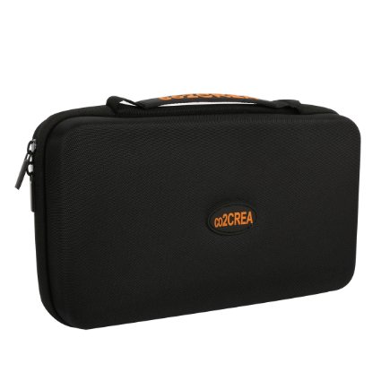 co2CREA (TM) Universal Hard Shell EVA Carrying Storage Travel Case Bag for Powerbank/External Hard Drive/HDD/Electronics/Accessories Extra Large(10.2*6.4*3.2")
