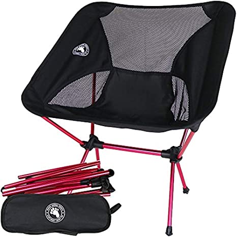 Bigfoot Outdoor Folding Camping Chair - Red
