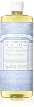 Dr. Bronner's Magic Soap Organic Baby-Mild Pure Castile Soap Liquid, 32-Ounce