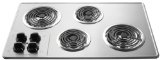 32 In Coil Top Electric Cooktop - Stainless Steel