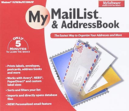 MySoftware Company My MailList & AddressBook