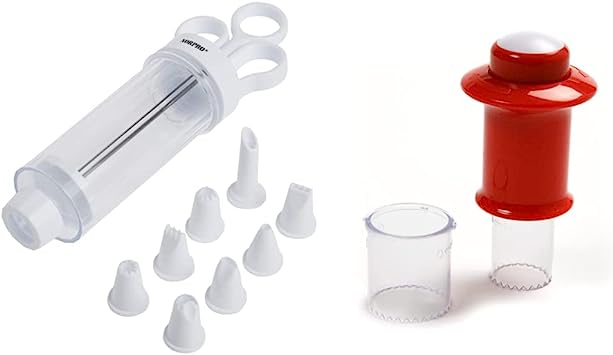 Norpro Cupcake Injector/Decorating Icing Set, 9-Piece Set & Cupcake Corer, 2 sizes, 3 Piece Set