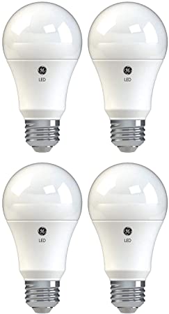 GE Lighting 36993 Basic LED (60-Watt Replacement), 750-Lumen A19 Bulb, Medium Base, Soft White, 4-Pack, Title 20 Compliant