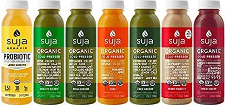 Suja Juice Organic Cold-Pressed Juice, 3 Day Cleanse, 12 Fl Oz (Pack of 21), 100% Planted-Powered Vegetable and Fruit Juice, Vegan, Gluten-free, Non-GMO, Made in USA