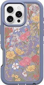 OtterBox iPhone 16 Pro Max Defender Series XT Clear Case - Floral Purple