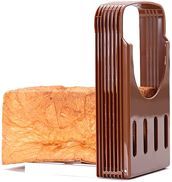 Bread Slicer Adjustable Toast Slicing Rack Homemade Bread Slices with Anti-Slip Mat