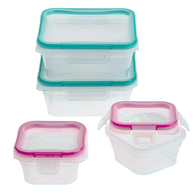 Snapware 8-Piece Total Solution Food Storage Set, Plastic