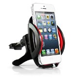 Abco Tech Car Mount for All Phones - Retail Packaging - Black and Red