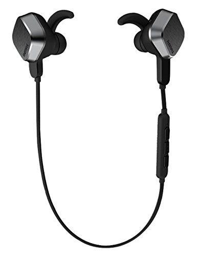 REMAX RM-S2 Magnet Sports Bluetooth 4.1 Earphone Universal Stereo Headphone with Microphone For for iOS & Android(Dark Grey)
