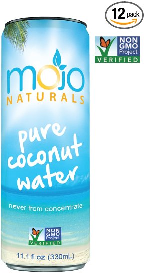 Pure Coconut Water (12 PACK) Non GMO Project Verified 11.1 oz each never from concentrate