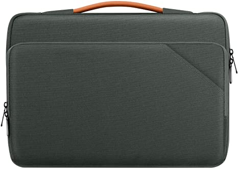 MoKo Laptop Carrying Sleeve Bag, Protective Accessory Case Fits with MacBook Pro 13.3" 2020/2009-2012, MacBook Air 13.3" (2008-2020), MacBook Air Retina 13.3" 2018, iPad Pro 12.9 2021/2020/2018