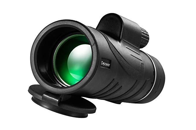 Dreampower 10X42 HD Clear Dual Focus Monocular Telescope, Compact BAK4 Multi-coated Zoom Optical Lens Scope With Low Night Vision Ideal for Hunting Camping Hiking, Sporting Events By Dreampower