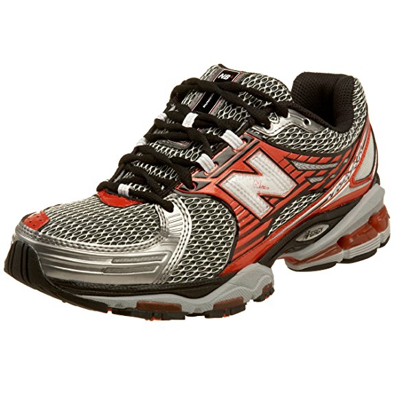 New Balance Men's MR1225 Running Shoe,Black/Red,13 D