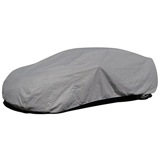 Budge Lite Hatchback Car Cover Fits Hatchbacks Cars up to 180 inches, BHB-2 (Polypropylene, Gray)