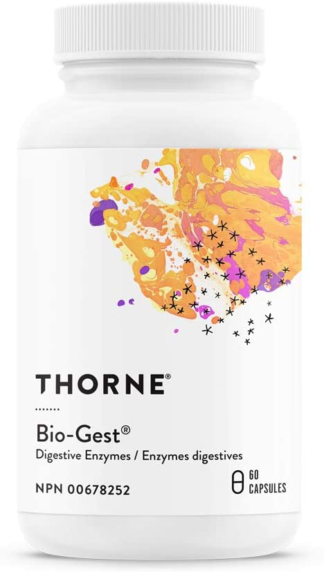 Thorne Research - Bio-Gest - Blend of Digestive Enzymes to Aid Digestion - 60 Capsules