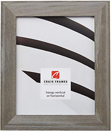 Craig Frames Barnwood Chic, Rustic Hardwood Picture Frame, Gray, 12 by 16-Inch