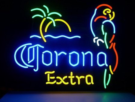 New Corona Extra Parrot Real Glass Neon Light Sign Home Beer Bar Pub Recreation Room Game Room Windows Garage Wall Sign V53