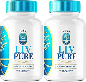 Liv Pure Capsules - Official Formula - Liv Pure Liver Detox Cleanse & Repair - Liver Supplement Dose for Your Liver & for Maximum Strenghth, LivPure Reviews Pills (2 Pack)