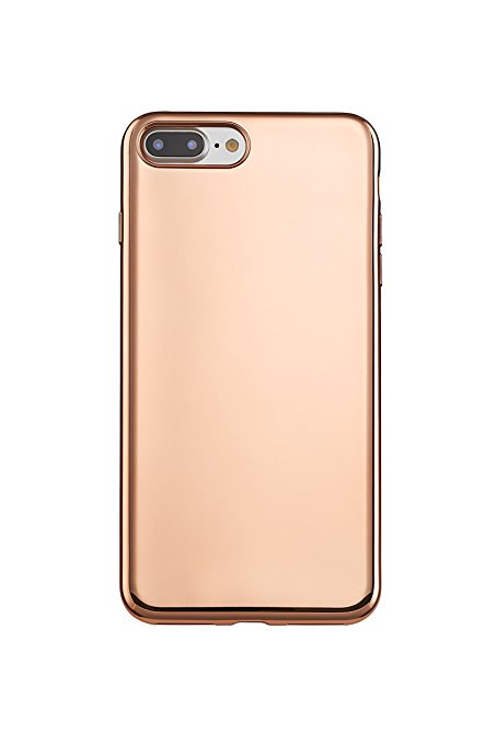 MixBin Electroplated, Thin Cell Phone Case for iPhone 6 ,7  - Rose Gold