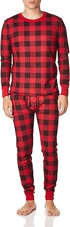 Fruit of the Loom mens Recycled Waffle Thermal Underwear Set (Top and Bottom)