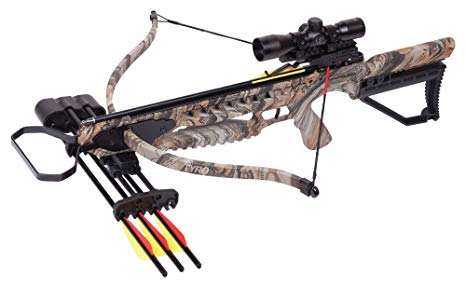 CenterPoint Archery AXRT175CK4X Tyro 4X Crossbow Camo Camouflage
