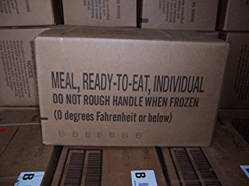 MRE MEALS MILITARY Case B READY TO EAT INSP 4/2016 Fresh! Meals 13-24 FACTORY SEALED