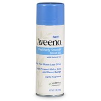 Aveeno - Active Naturals Positively Smooth Shave Gel with Natural Soy - 7 oz.