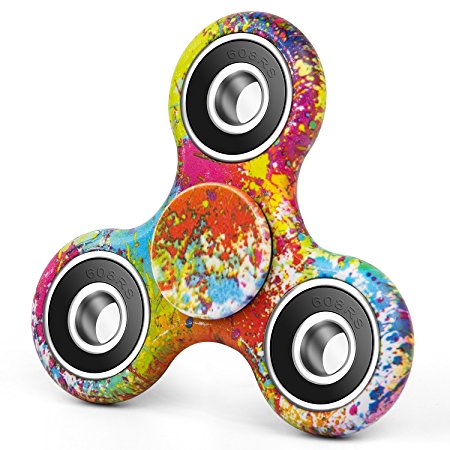 Elec3 Tri-Spinner Fidget Toy Hand Spinner Camouflage, Stress Reducer Relieve Anxiety and Boredom