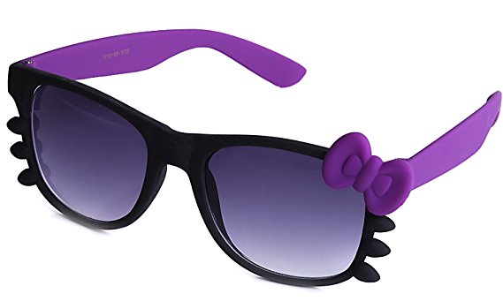 Newbee Fashion - Kyra Cute Ladies Retro Fashion Hello Kitty Sunglasses 20% OFF 4 Pairs or More