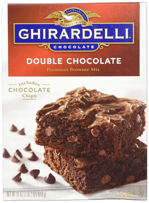 Ghirardelli Double Chocolate Brownie Mix, 18 Ounce