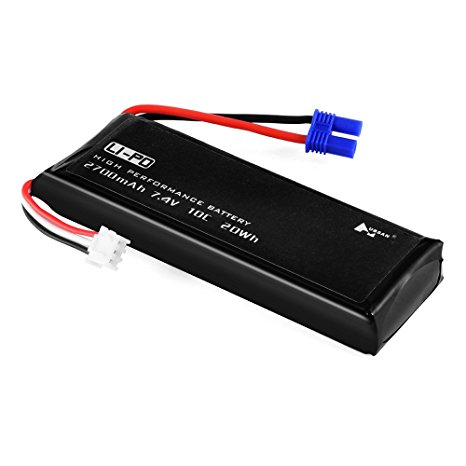 XCSOURCE 7.4V 2700mAh 10C Lipo Battery Replacement for Hubsan H501S Quadcopter BC655