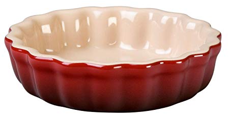 Le Creuset Stoneware Tart Dishes, Set of 4, 11cm, Cerise