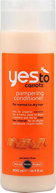 Yes To Carrots Nourishing Conditioner - 16.9 Fluid Ounce | For Normal to Dry Hair | Carrot Oil and Aloe Vera To Hydrate and Moisturize Hair