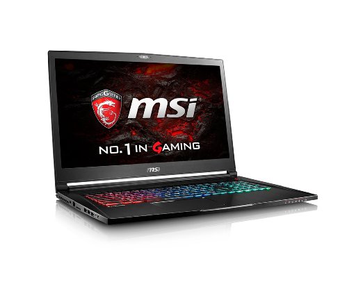 MSI VR Ready GS73VR Stealth Pro 4K-016 17.3" 4K Display Slim and Light Gaming Laptop GTX 1060 i7-6700HQ 16GB 512GB M.2 SATA   1TB Windows 10