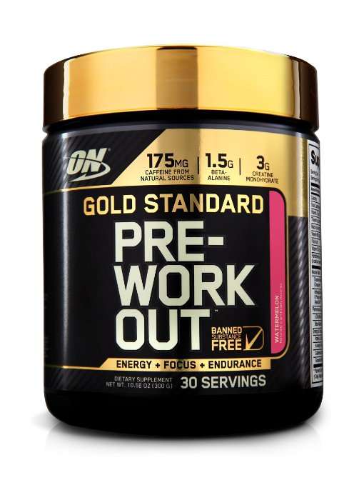 Optimum Nutrition Gold Standard Pre-Workout, Watermelon, 30 Servings, 300 grams