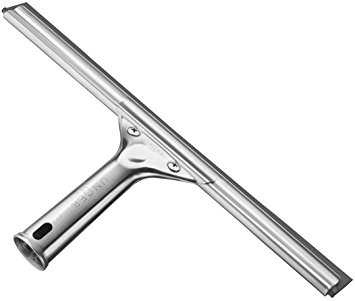 Unger Stainless Steel Heavy-Duty Squeegee, 12"