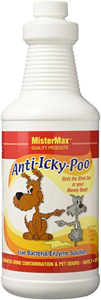 Mister Max Original Scent Anti Icky Poo Odor Remover, Quart Size