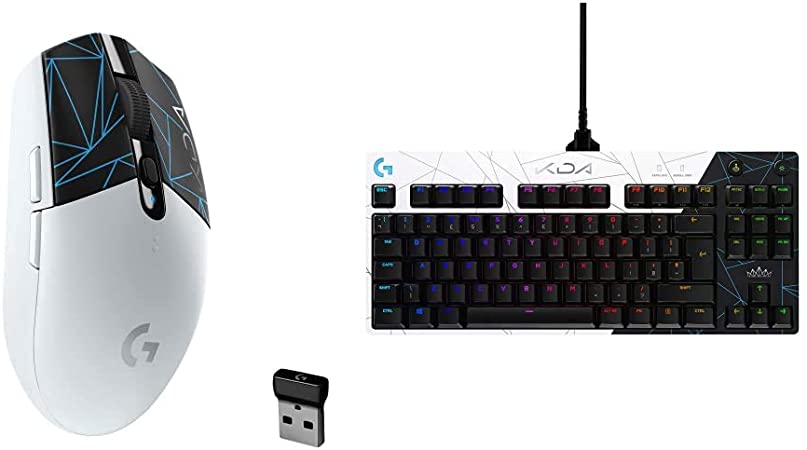 Logitech G305 K/DA LIGHTSPEED Wireless Gaming Mouse   G PRO K/DA Mechanical Gaming Keyboard