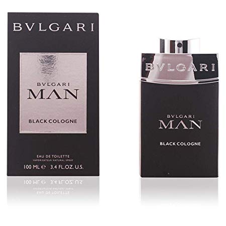 Bvlgari Man Cologne Eau de Toilette Spray, Black, 3.4 Ounce