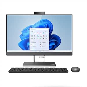 Lenovo IdeaCentre Business All-in-One Desktop 2023 27" WQHD 2560 x 1440 Touchscreen, Intel Core i7-12700H 14-Core Intel Iris Xe Graphics, 32GB DDR5 1TB SSD Wi-Fi Bluetooth 5.1 Windows 11 Pro