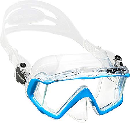 Cressi PANO 3, Large Wide View Mask for Scuba Diving & Snorkeling - Cressi Quality Since 1946