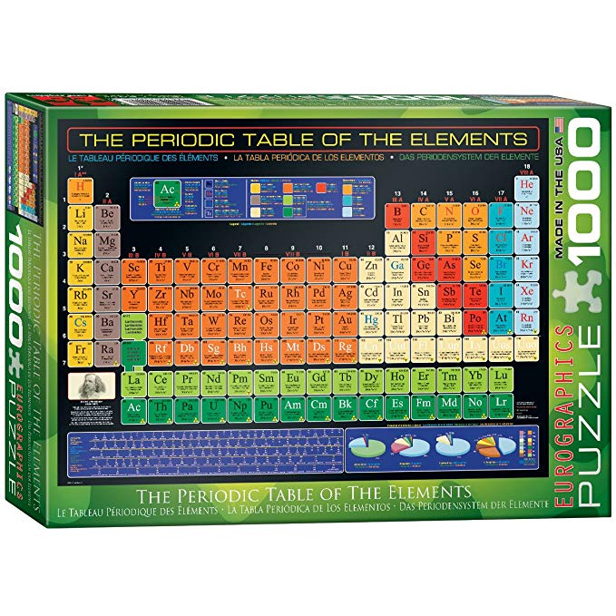 EuroGraphics Periodic Table of Elements 1000 Piece Puzzle